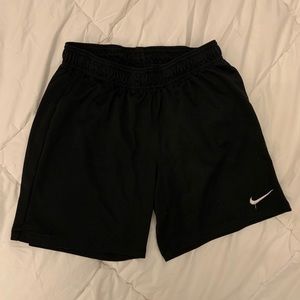 Classic Black Nike Workout Shorts